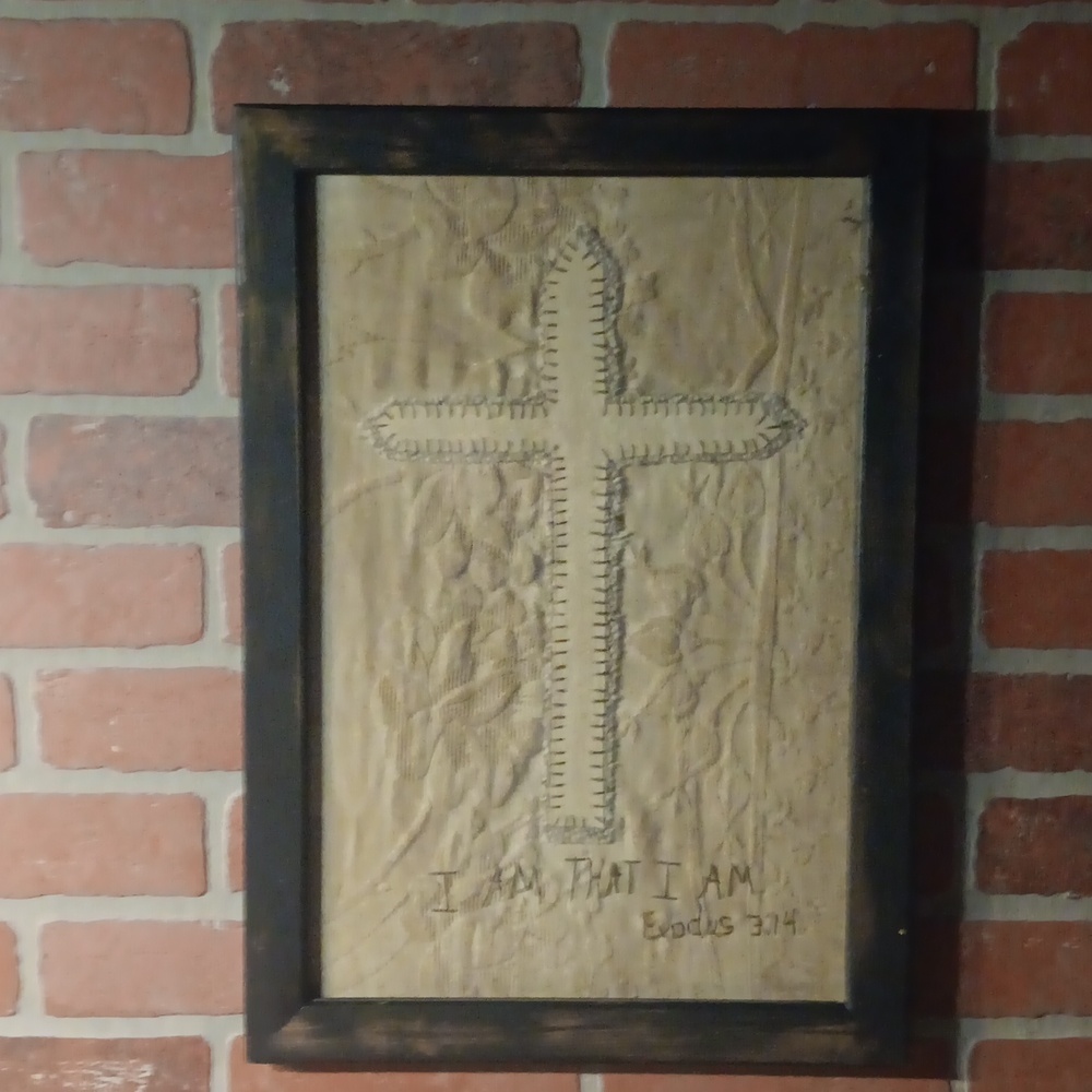 Framed Cross Wall Art